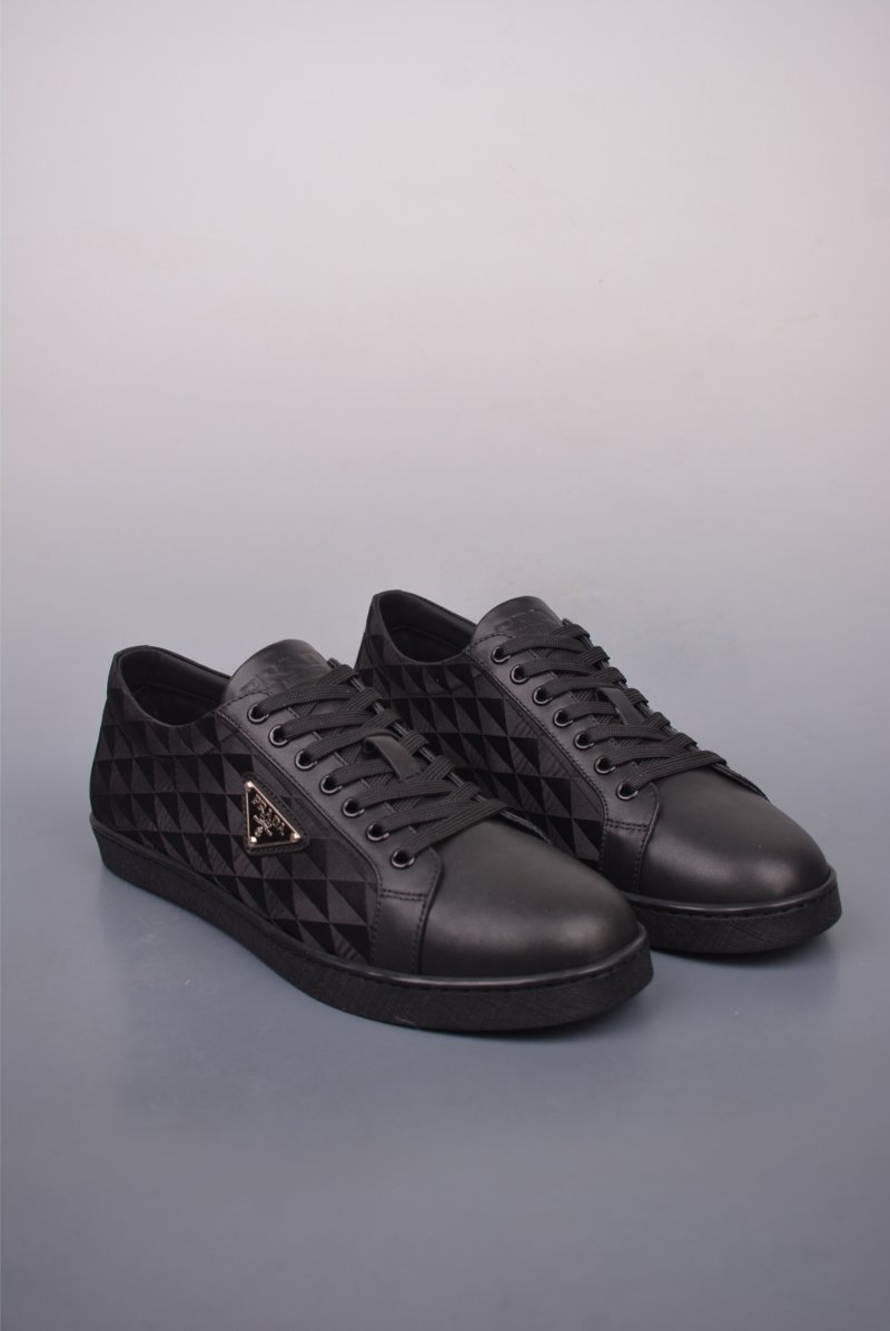 Prada Thick Sole Badge Sneaker