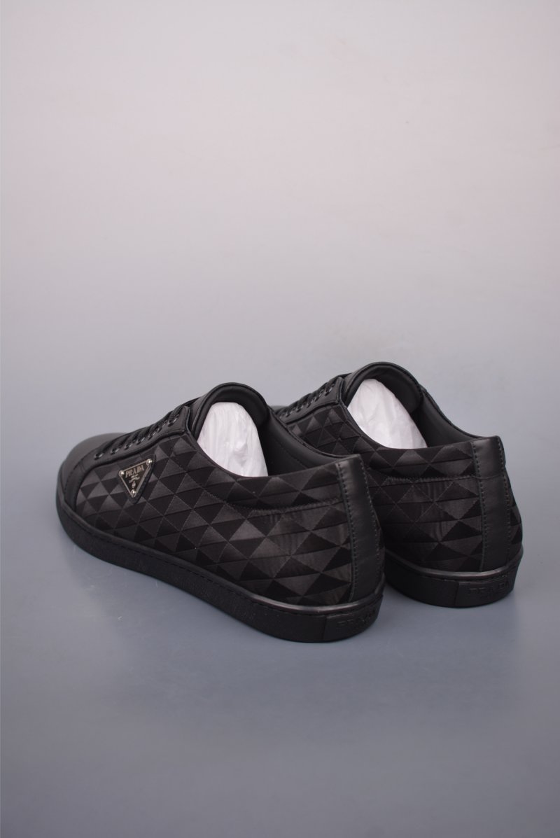 Prada Thick Sole Badge Sneaker view