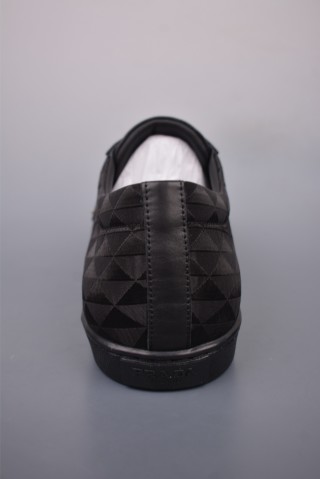 Prada Thick Sole Badge Sneaker view 4