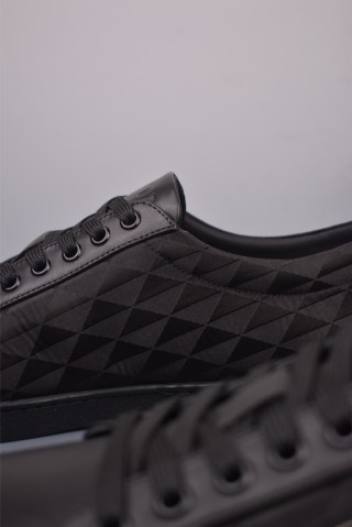 Prada Thick Sole Badge Sneaker view 8