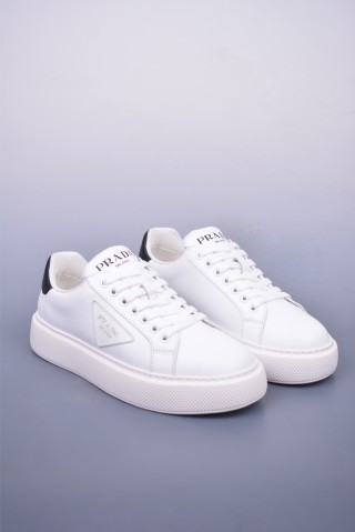 Prada Thick Sole Badge Sneaker view 1