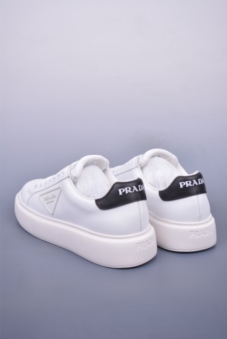 Prada Thick Sole Badge Sneaker view 2