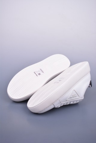 Prada Thick Sole Badge Sneaker view 3