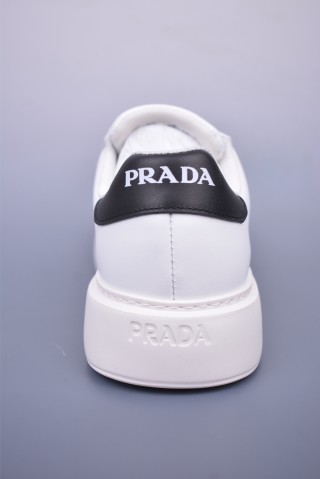 Prada Thick Sole Badge Sneaker view 4