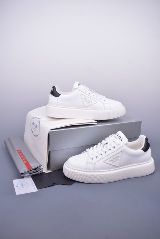 Prada Thick Sole Badge Sneaker view 5