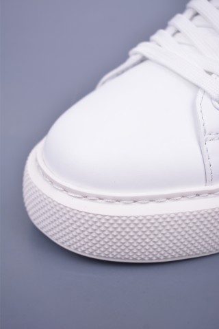 Prada Thick Sole Badge Sneaker view 6
