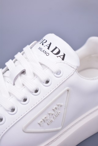 Prada Thick Sole Badge Sneaker view 7