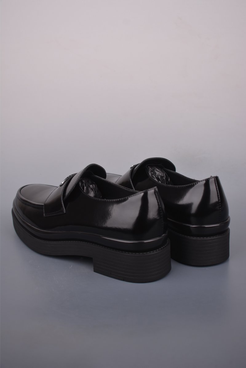 Prada Thick Sole Badge Sneaker view
