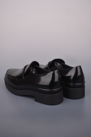 Prada Thick Sole Badge Sneaker view 2