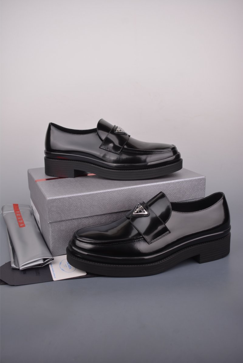 Prada Thick Sole Badge Sneaker view