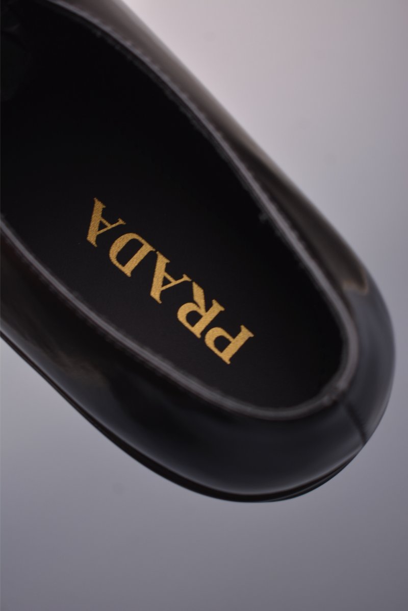 Prada Thick Sole Badge Sneaker view