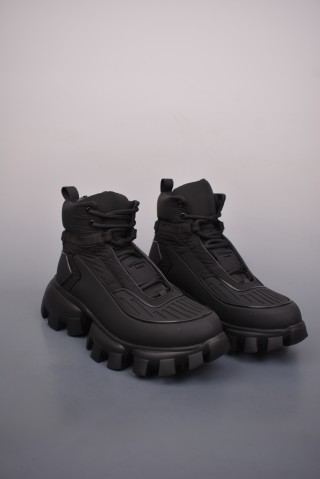 Prada Downtown Low Sneaker 'Gold' view 1