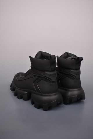 Prada Downtown Low Sneaker 'Gold' view 2