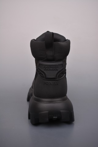 Prada Downtown Low Sneaker 'Gold' view 4