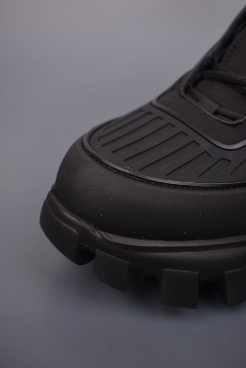 Prada Downtown Low Sneaker 'Gold' view