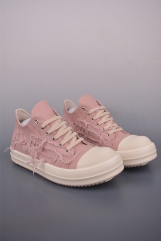 Rick Owens RO Mega DRKSHDW 'White / Pink' view 1