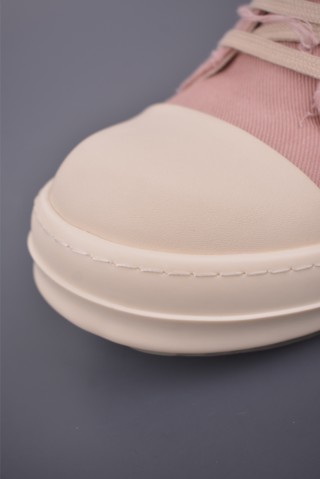 Rick Owens RO Mega DRKSHDW 'White / Pink' view 6