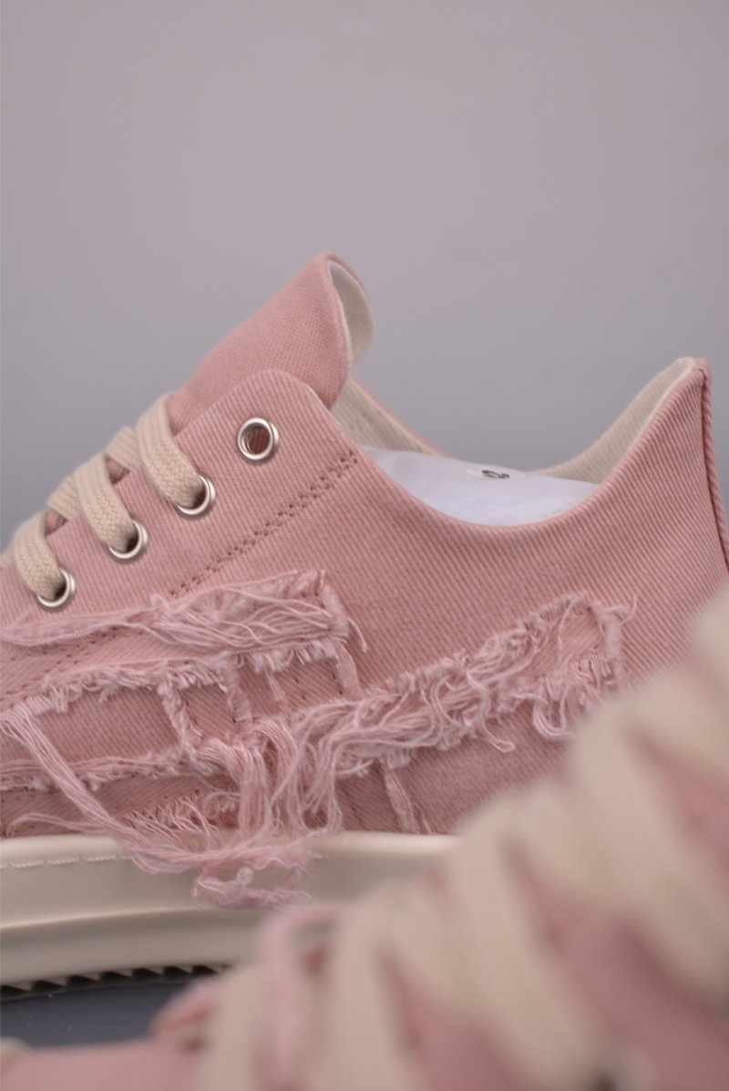 Rick Owens RO Mega DRKSHDW 'White / Pink' view