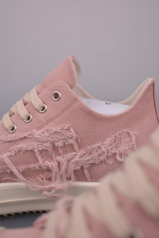 Rick Owens RO Mega DRKSHDW 'White / Pink' view 8