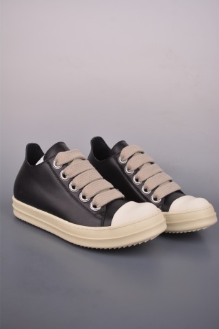 Rick Owens RO Low 'Black / White / Pink' view 1