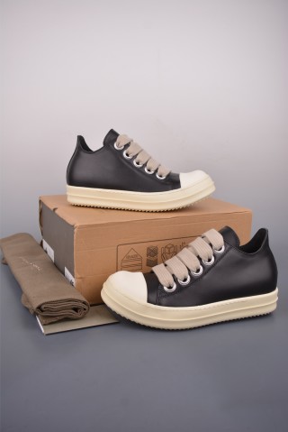 Rick Owens RO Low 'Black / White / Pink' view 5