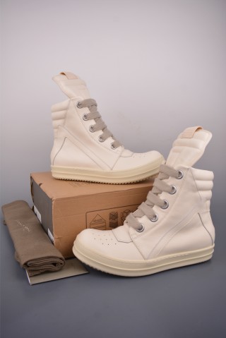 Rick Owens RO High 'Black / White / Pink' view 5