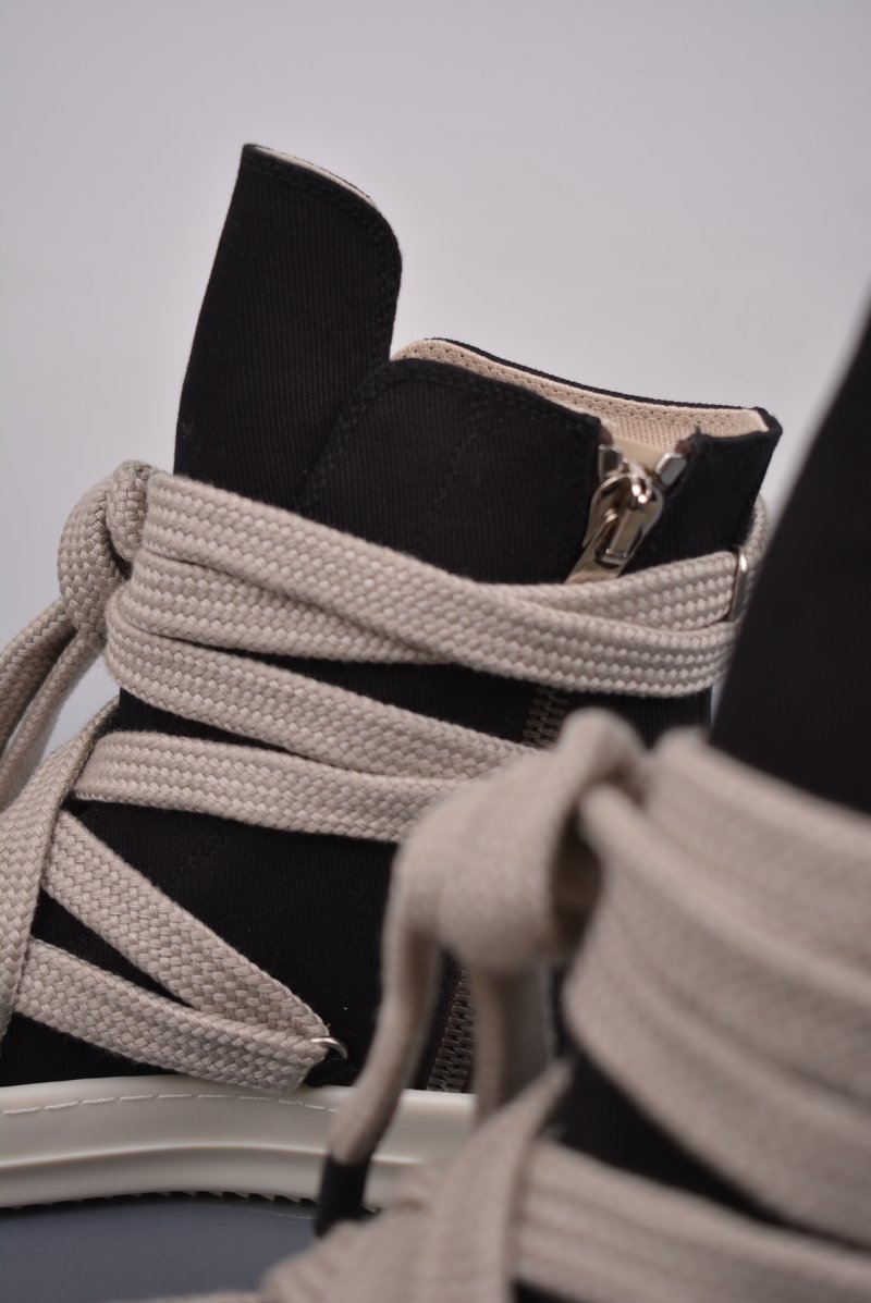 Rick Owens High Top Sneaker 'Lace-Up' view