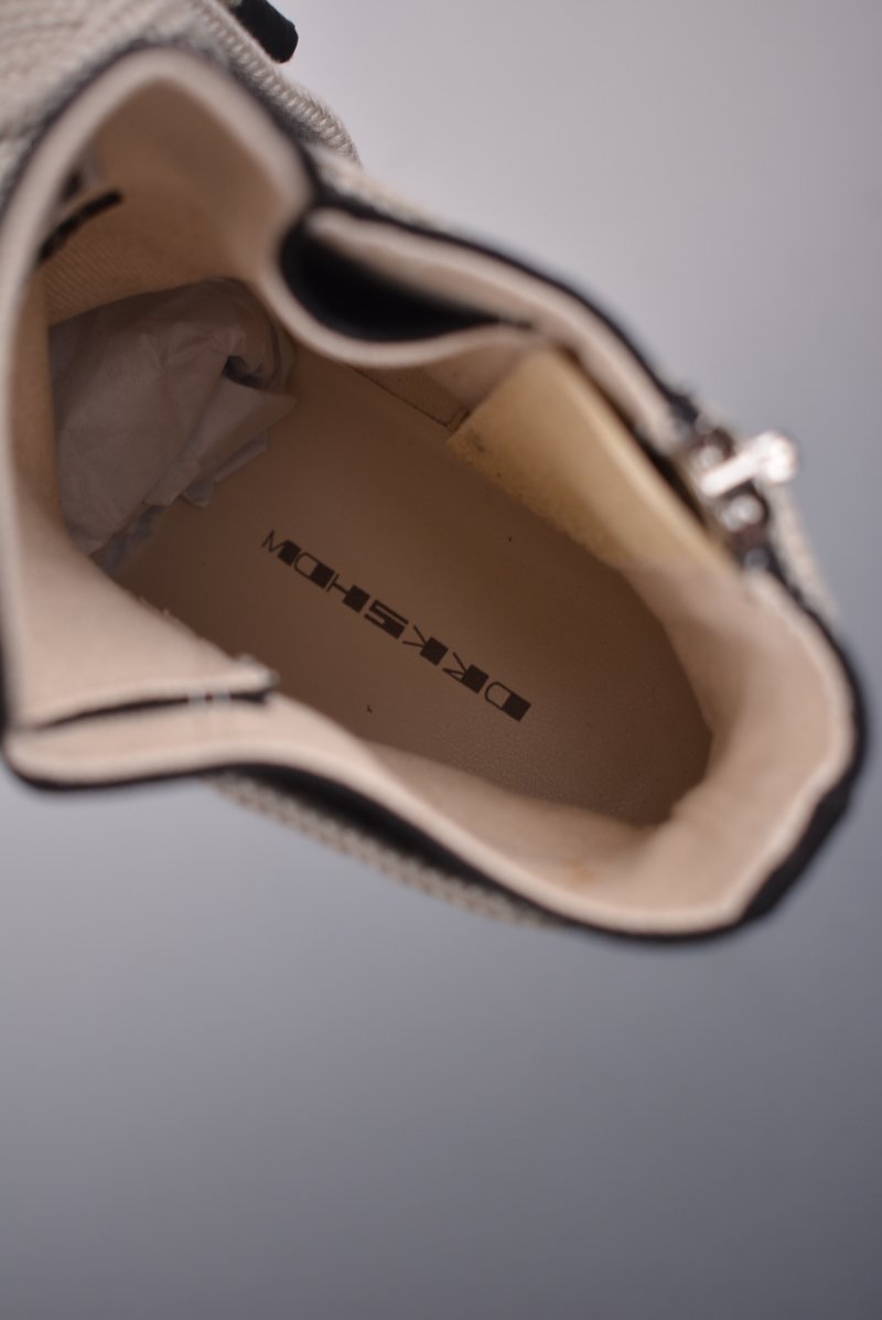 Rick Owens High Top Sneaker 'Lace-Up' view