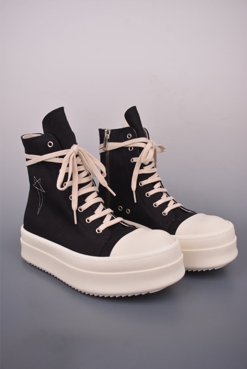 Rick Owens High Top Sneaker 'Black'