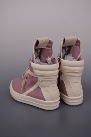 Rick Owens High Top Sneaker 'Cherry Blossom Pink' view 2