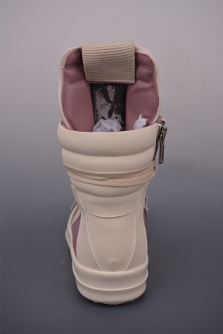 Rick Owens High Top Sneaker 'Cherry Blossom Pink' view 4