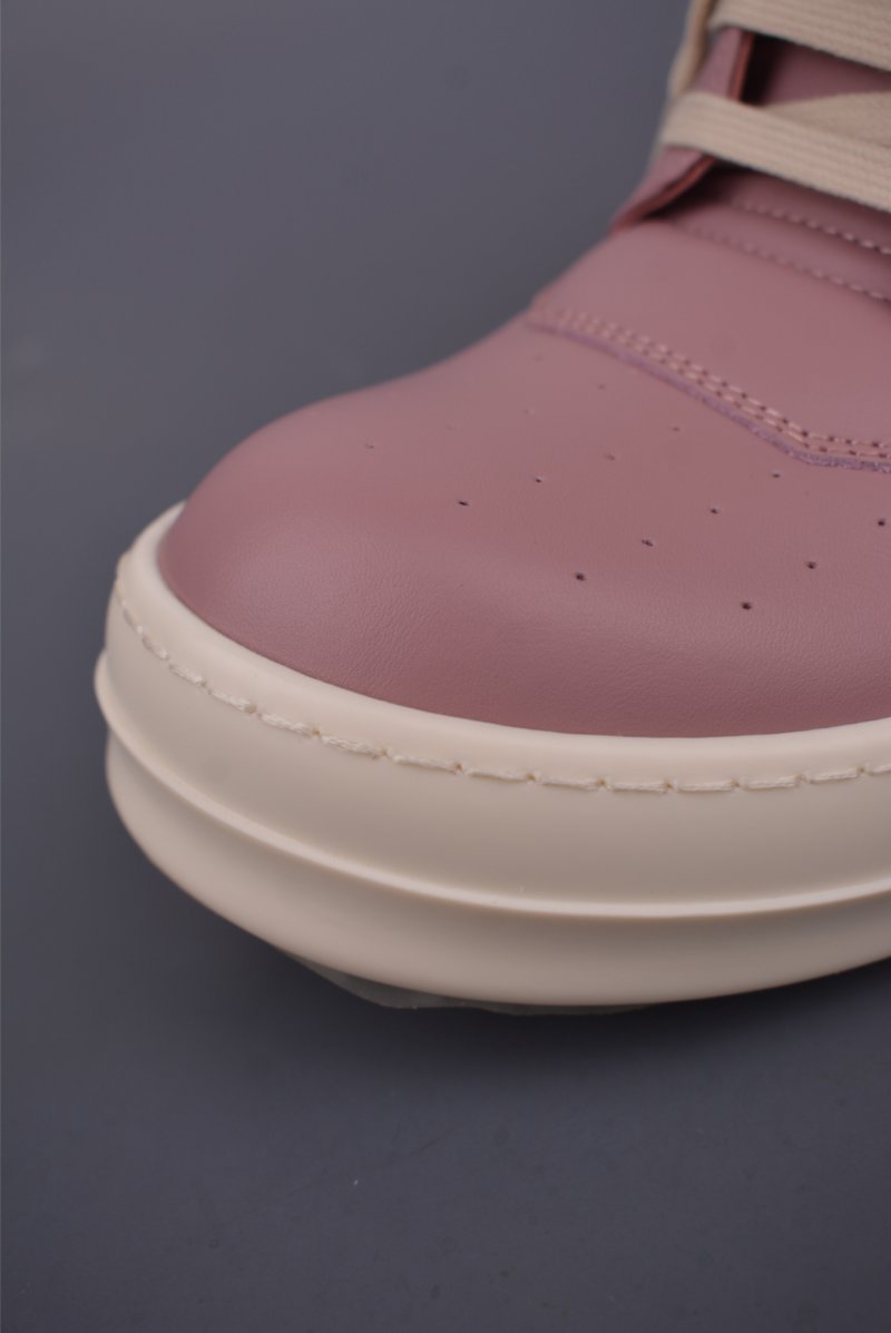 Rick Owens High Top Sneaker 'Cherry Blossom Pink' view