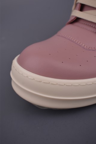 Rick Owens High Top Sneaker 'Cherry Blossom Pink' view 6