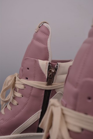 Rick Owens High Top Sneaker 'Cherry Blossom Pink' view 8