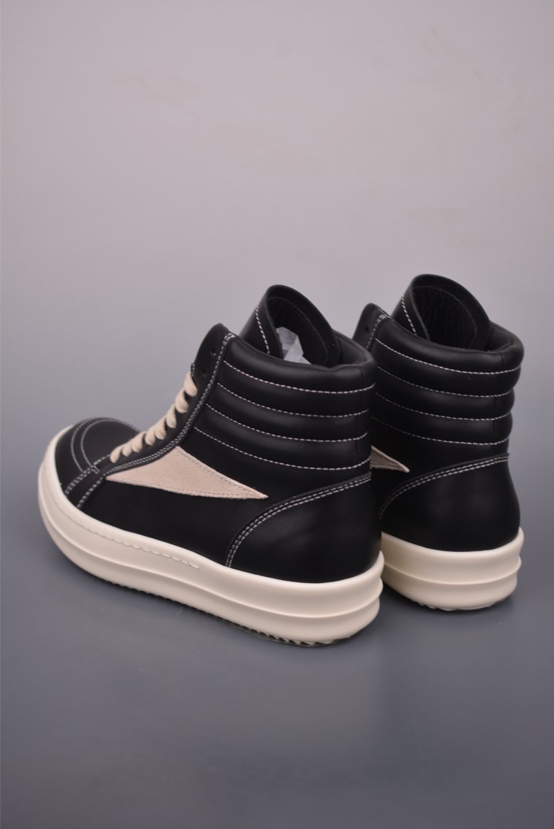Rick Owens High Top Sneaker 'Black' view