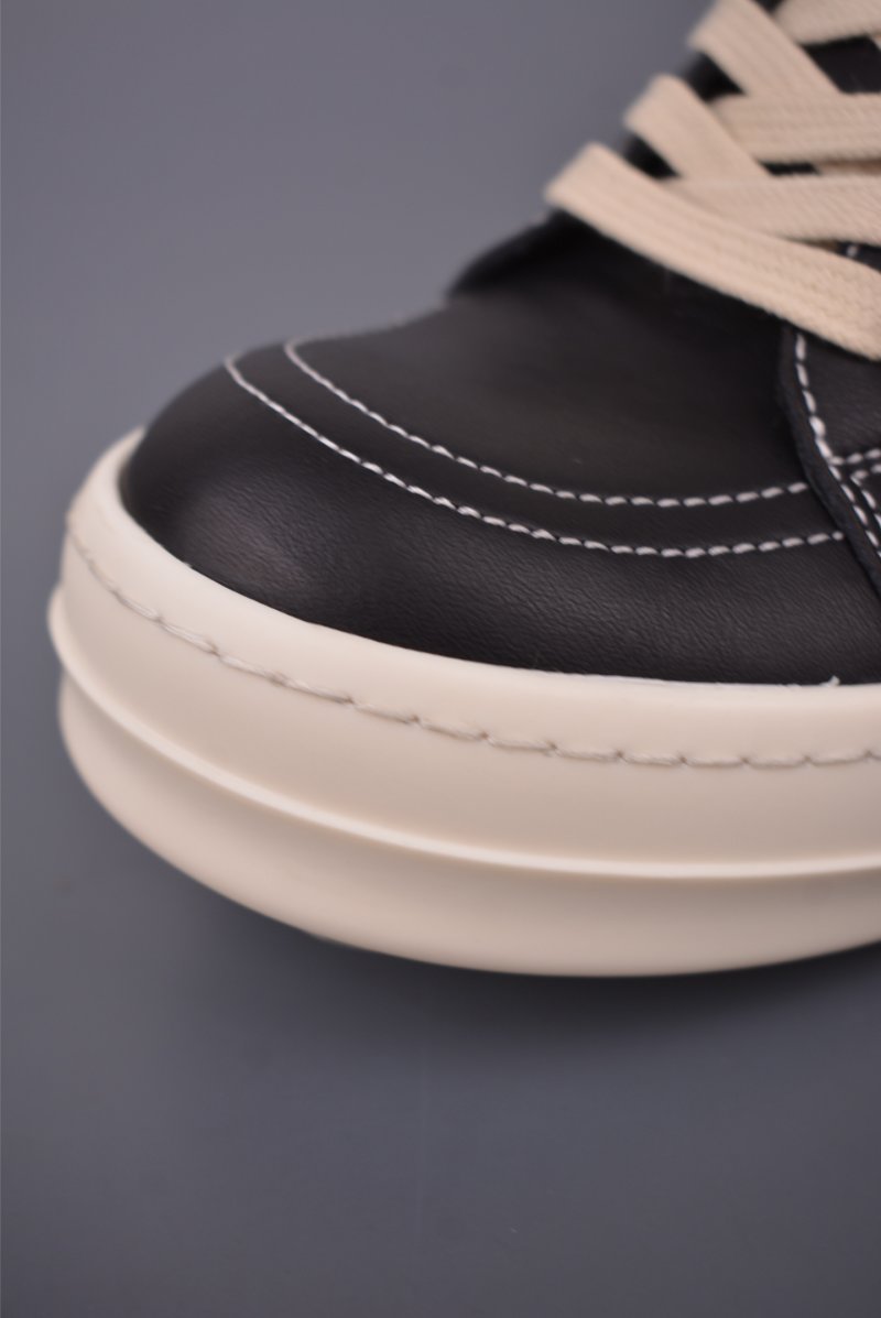 Rick Owens High Top Sneaker 'Black' view