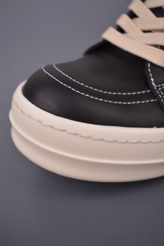 Rick Owens High Top Sneaker 'Black' view 6