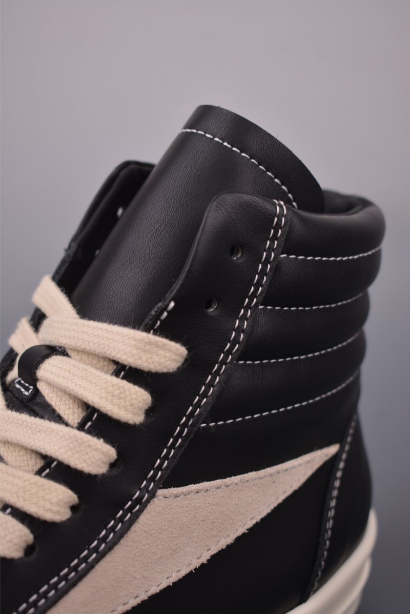 Rick Owens High Top Sneaker 'Black' view