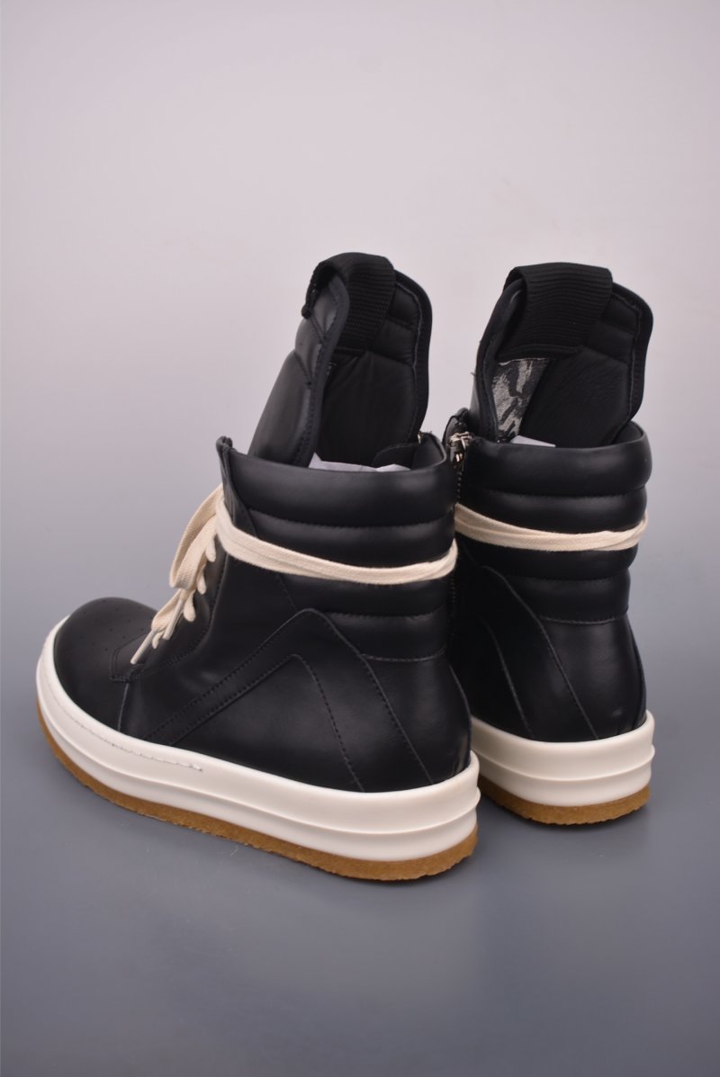Rick Owens High Top Sneaker 'Black / Gum' view