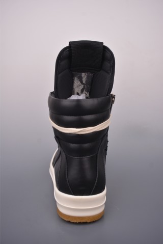 Rick Owens High Top Sneaker 'Black / Gum' view 4