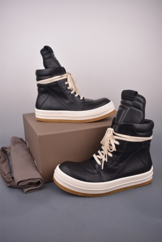 Rick Owens High Top Sneaker 'Black / Gum' view 5