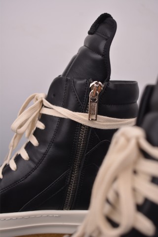 Rick Owens High Top Sneaker 'Black / Gum' view 8