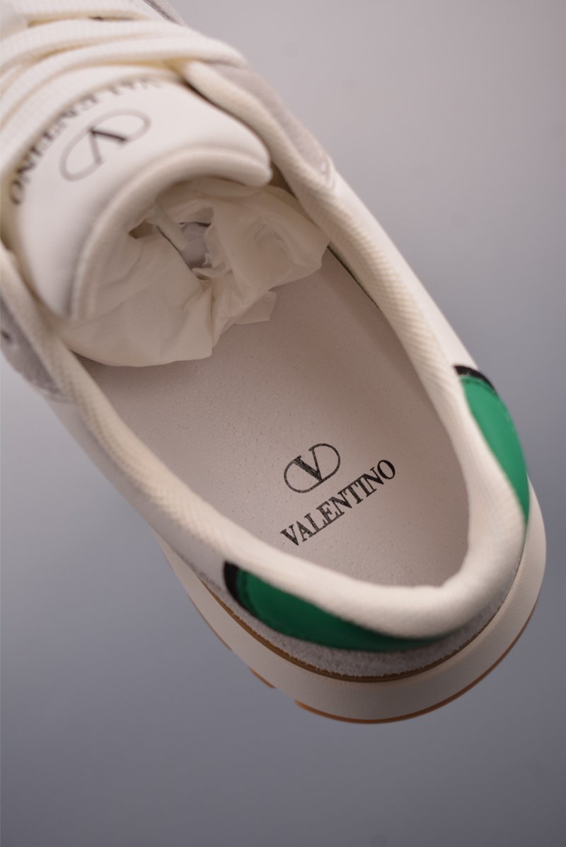 Valentino Rockstud Untitled Low Sneaker 'White' view