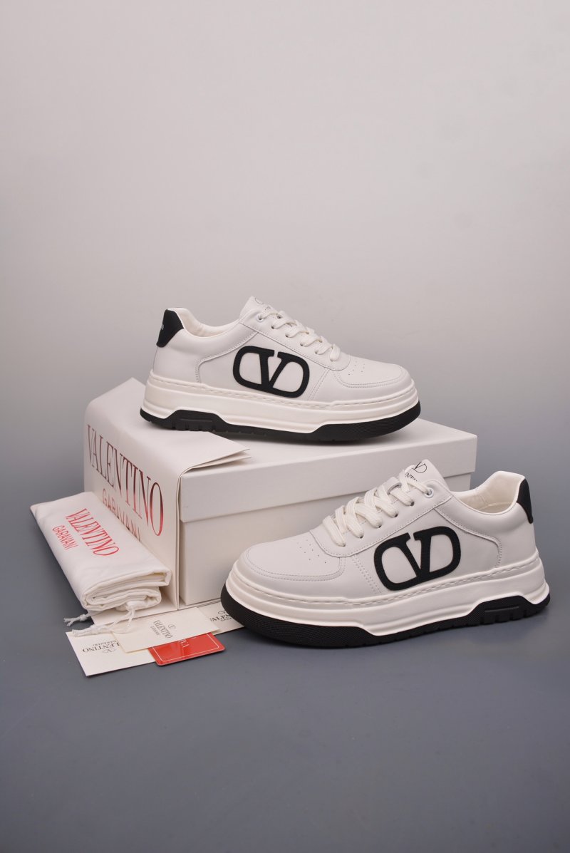 Valentino Rockstud Untitled Low Sneaker 'White' view