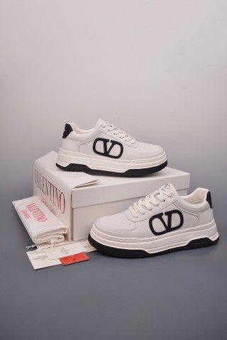 Valentino Rockstud Untitled Low Sneaker 'White' view 5