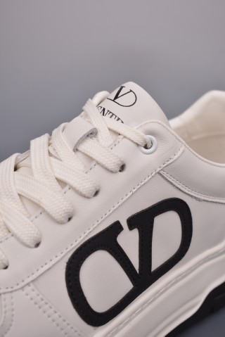 Valentino Rockstud Untitled Low Sneaker 'White' view 7