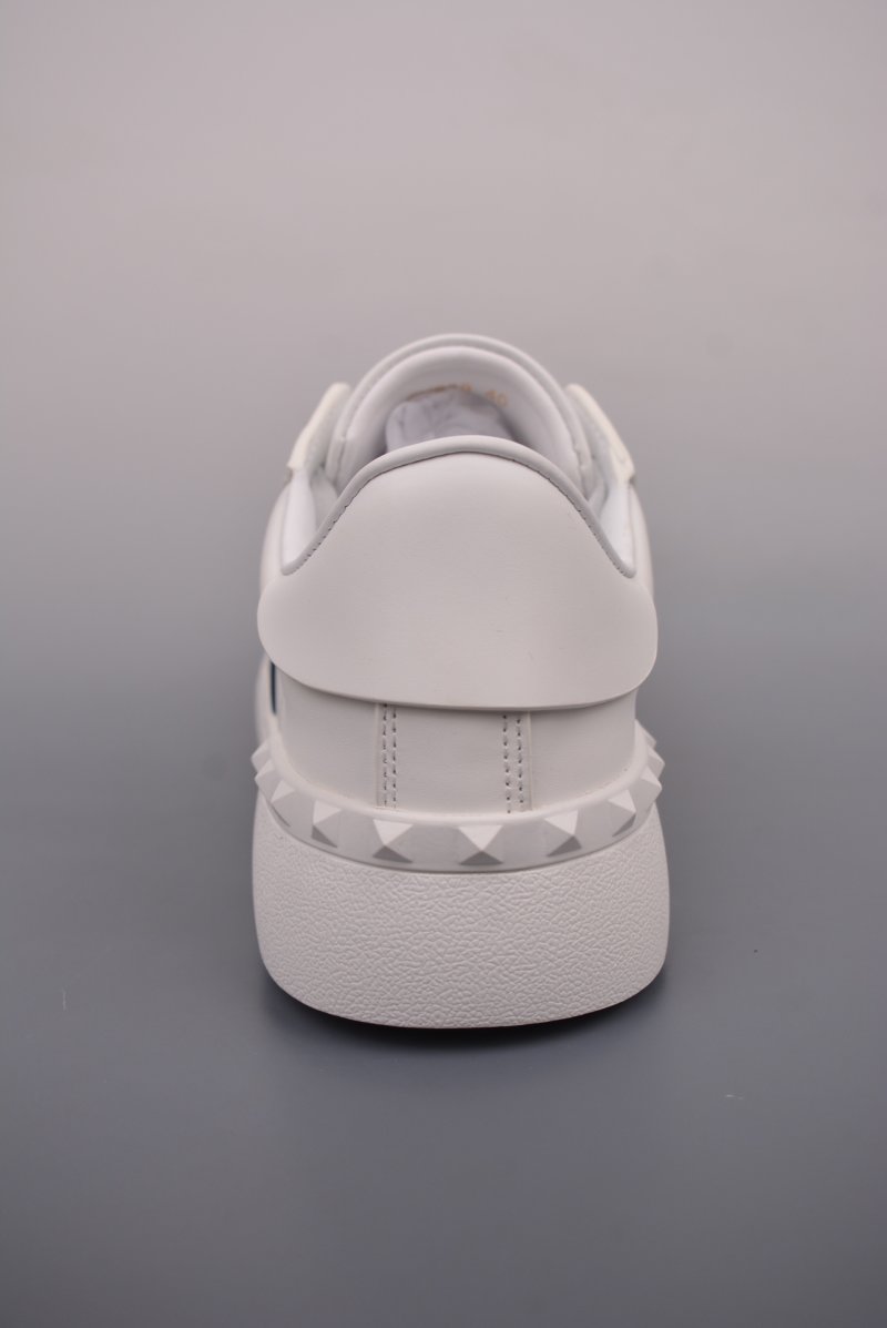 Valentino Rockstud Untitled Low Sneaker 'White / Gold' view