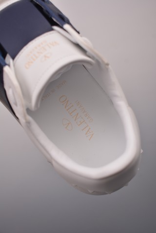 Valentino Rockstud Untitled Low Sneaker 'White / Gold' view 9