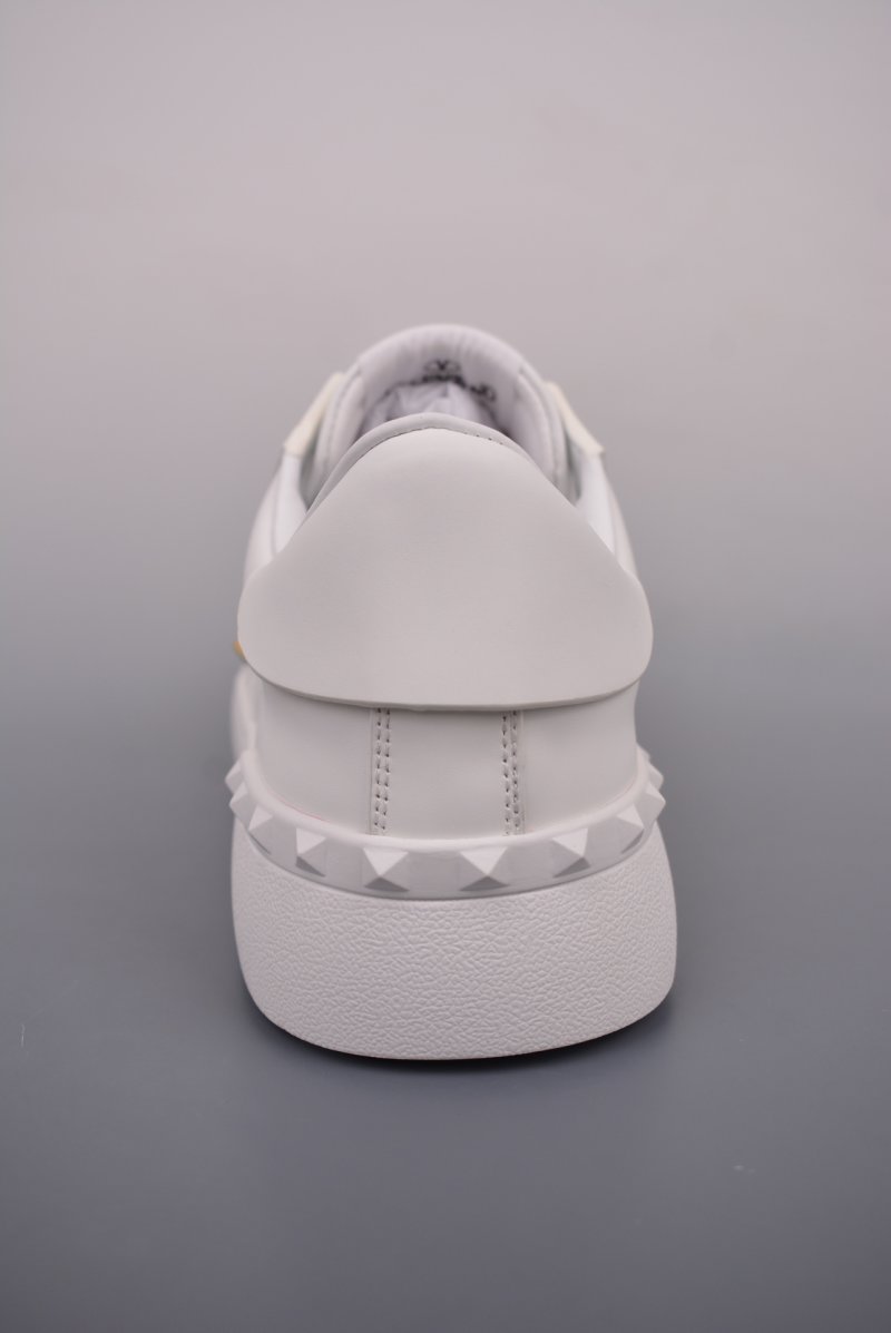 Valentino Rockstud Untitled Low Sneaker 'White / Gold' view