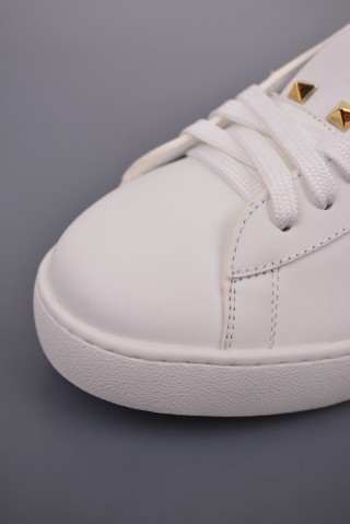 Valentino Rockstud Untitled Low Sneaker 'White / Gold' view 15